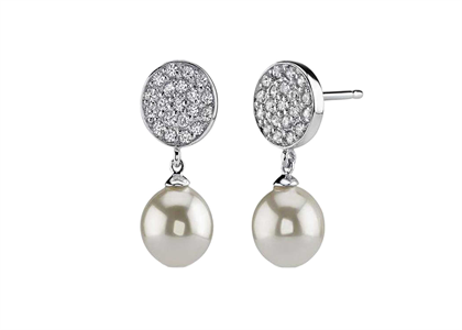 Silver Plated | Pearl Earrings